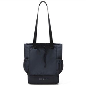 Beyond Yoga Black Convertible Shoulder Tote Backpack Gym Bag